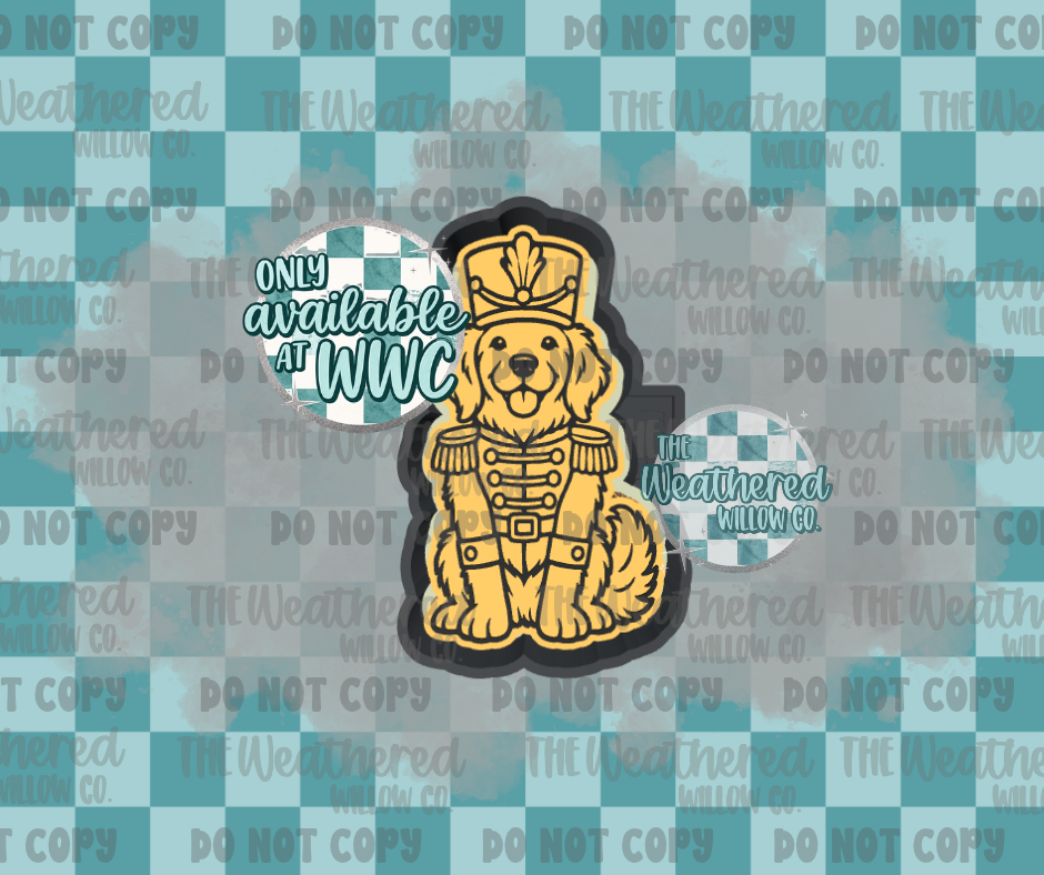 Nutcracker golden - Silicone Freshie Mold