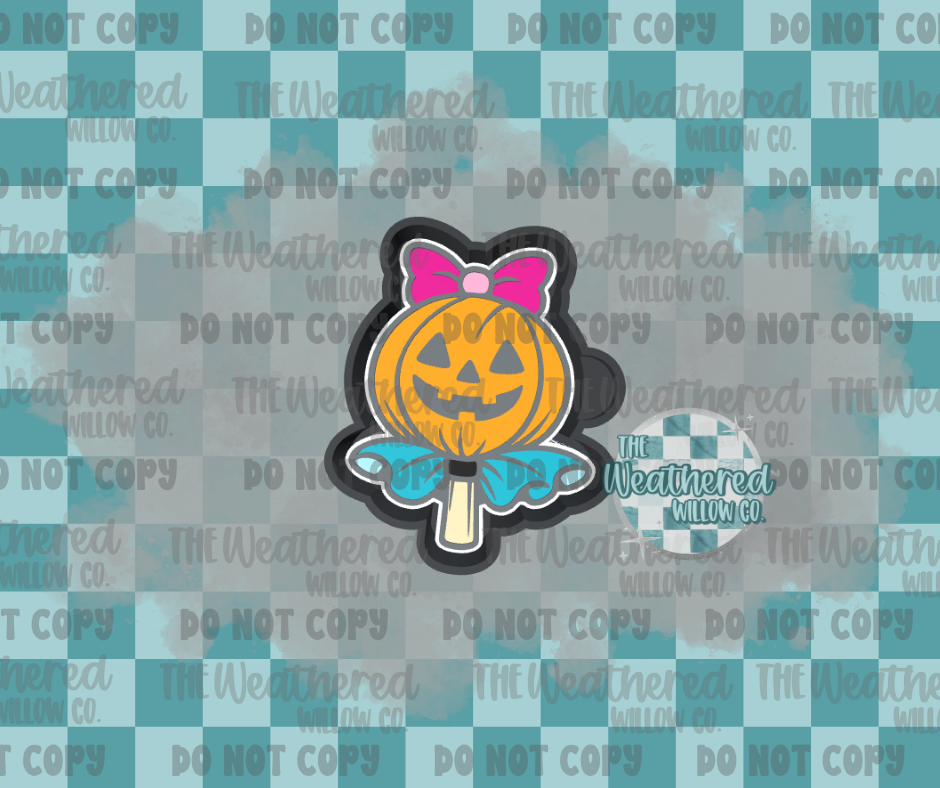 Pumpkin Lollipop - Silicone Freshie Mold