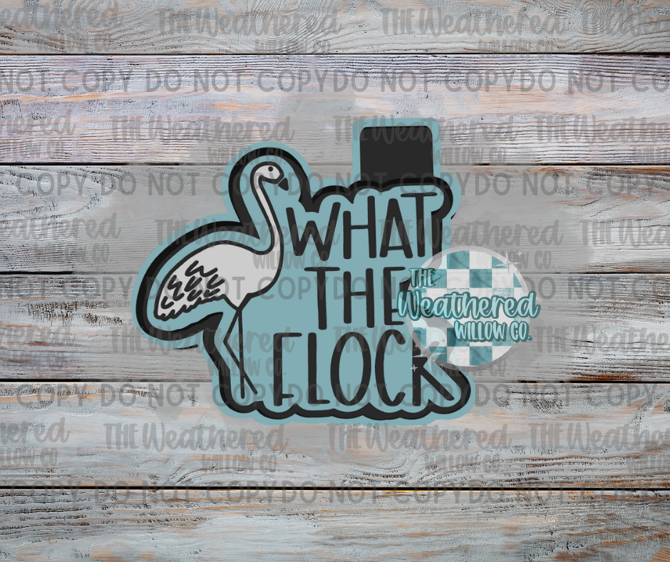 What the flock flamingo - Silicone Freshie Mold