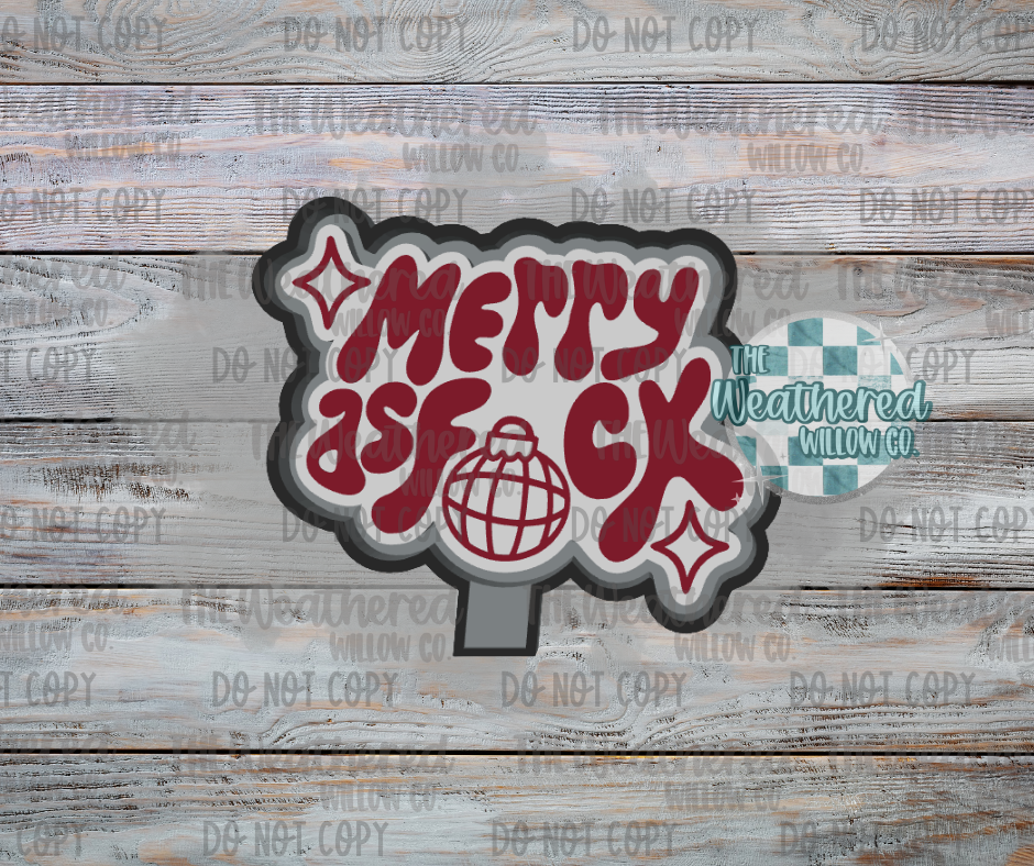 Merry AF - Silicone Freshie Mold