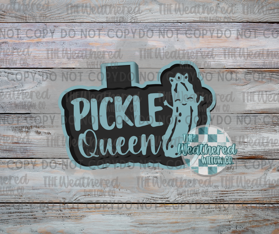 Pickle Queen - Silicone Freshie Mold