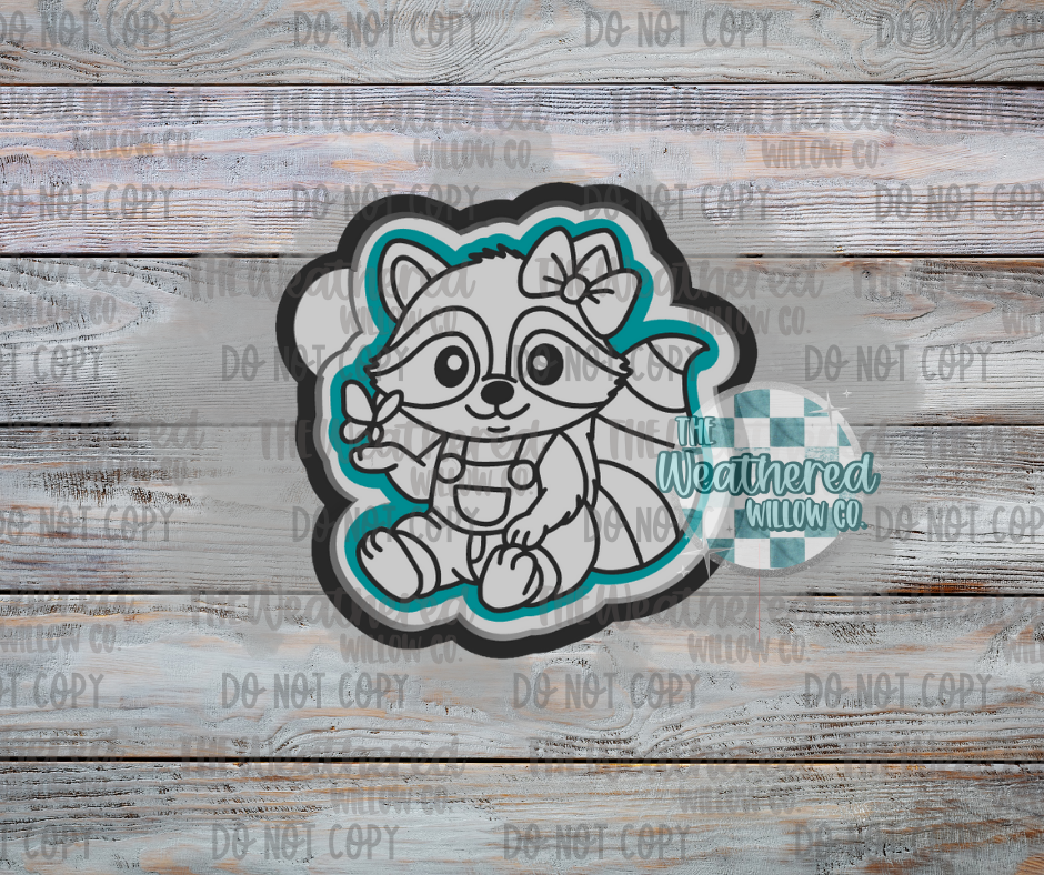 Butterfly Raccoon - Silicone Freshie Mold