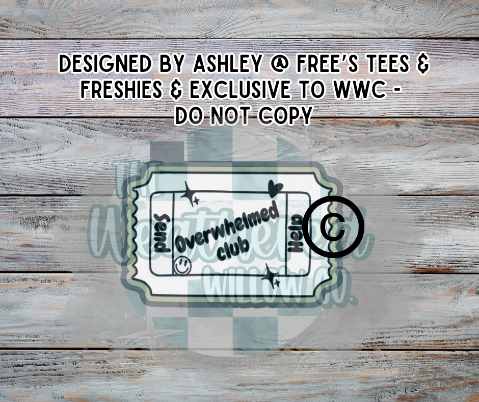 Send help ticket; WWC EXCLUSIVE - Silicone Freshie Mold