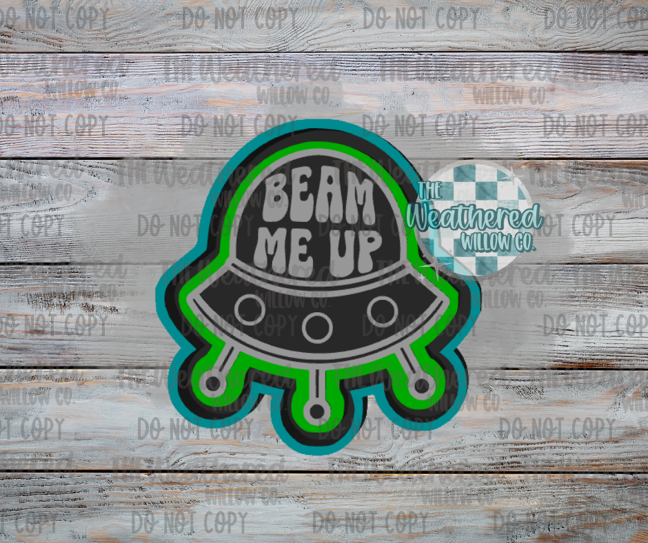 Beam me up - Silicone Freshie Mold