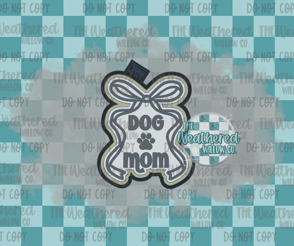 Bow dog mom - Silicone Freshie Mold