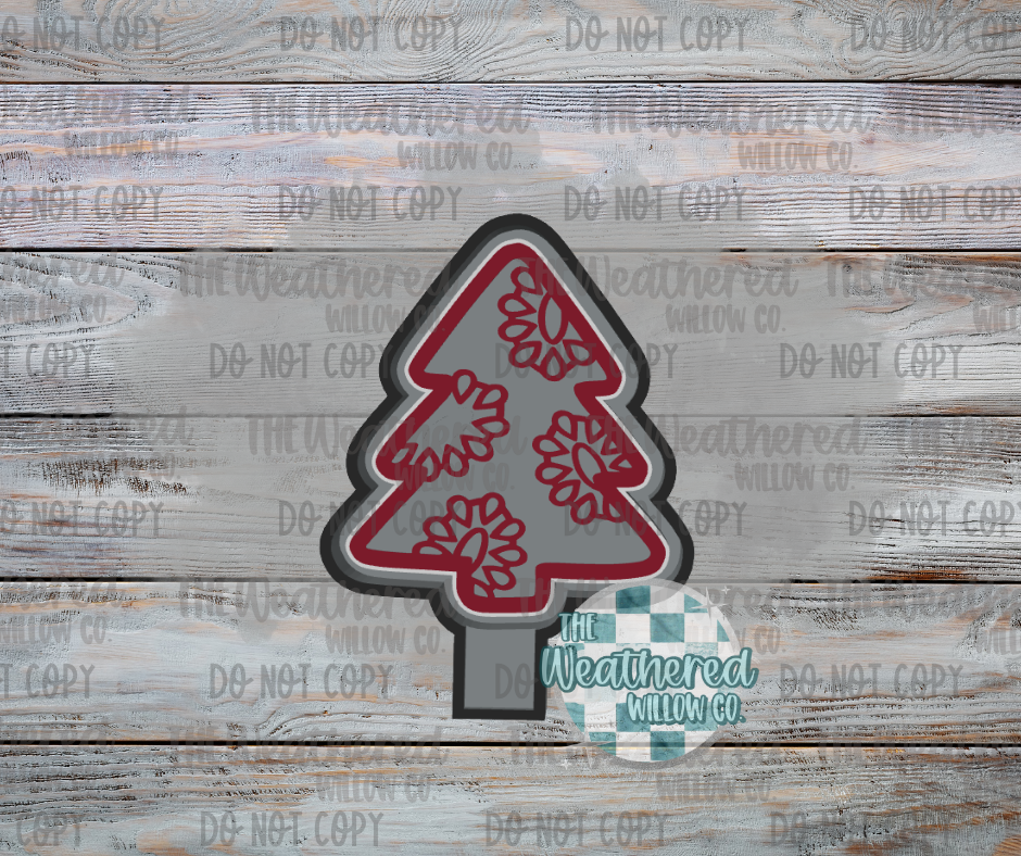 Concho Christmas Tree - Silicone Freshie Mold