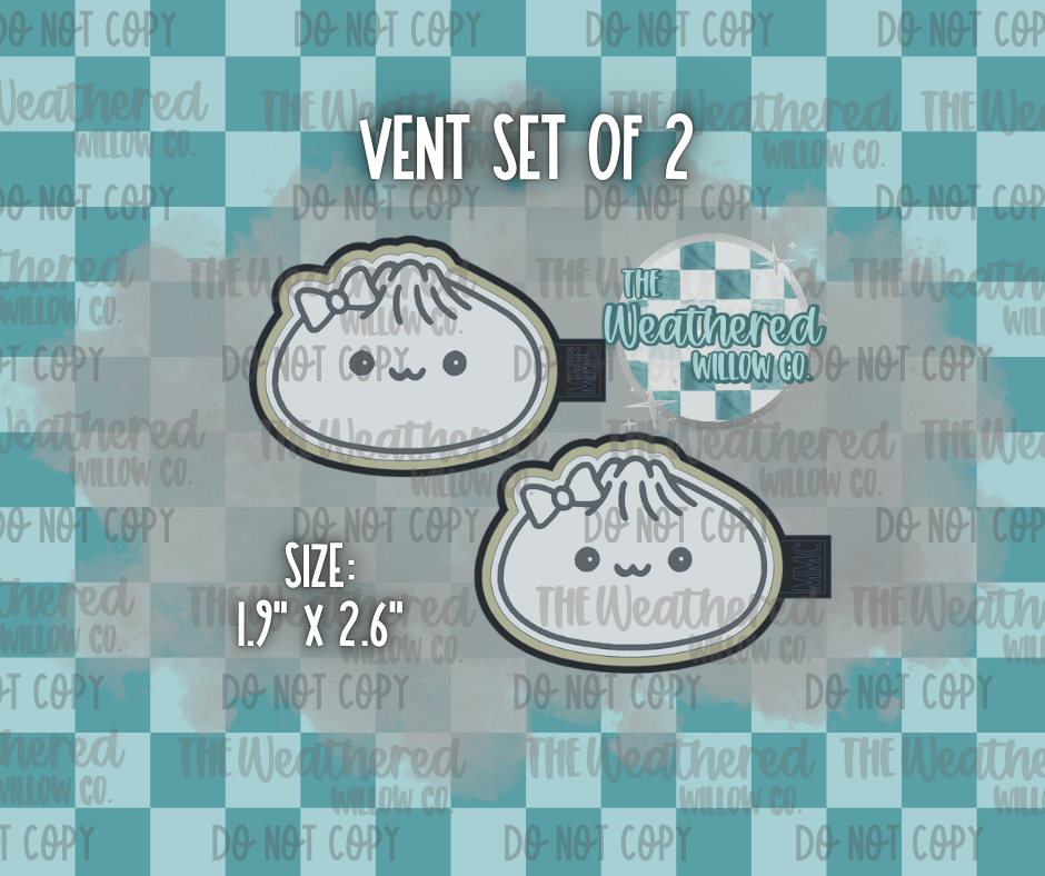 VENT SET: Dumpling - Silicone Freshie Mold