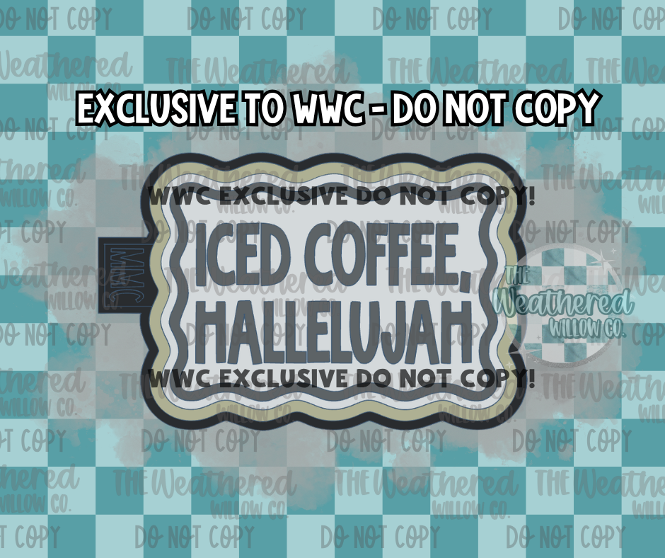 Iced coffee Hallelujah - WWC EXCLUSIVE - Silicone Freshie Mold