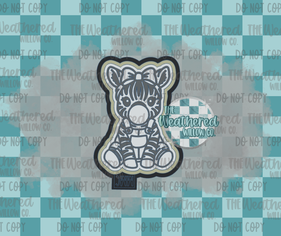 Bubblegum Zebra - Silicone Freshie Mold