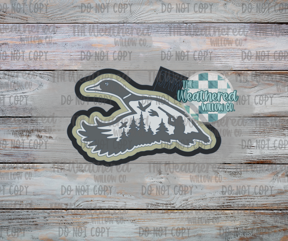 Hunting Duck - Silicone Freshie Mold