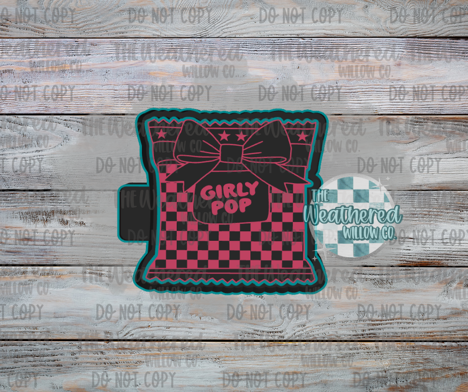 Girly Pop Chip Bag - Silicone Freshie Mold