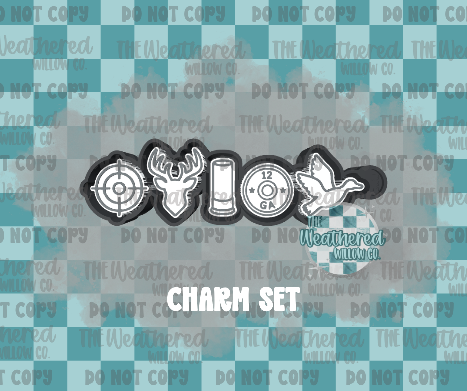 Hunting (duck & deer) Charms - Silicone Freshie Mold