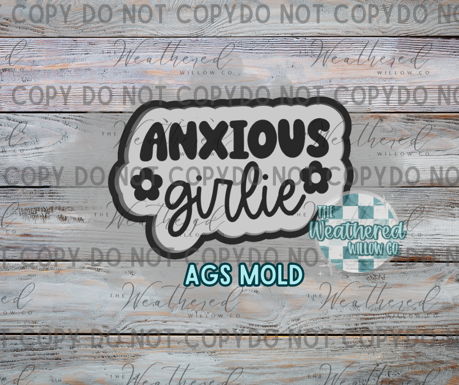 Anxious Girlie (AGS) - Silicone Freshie Mold