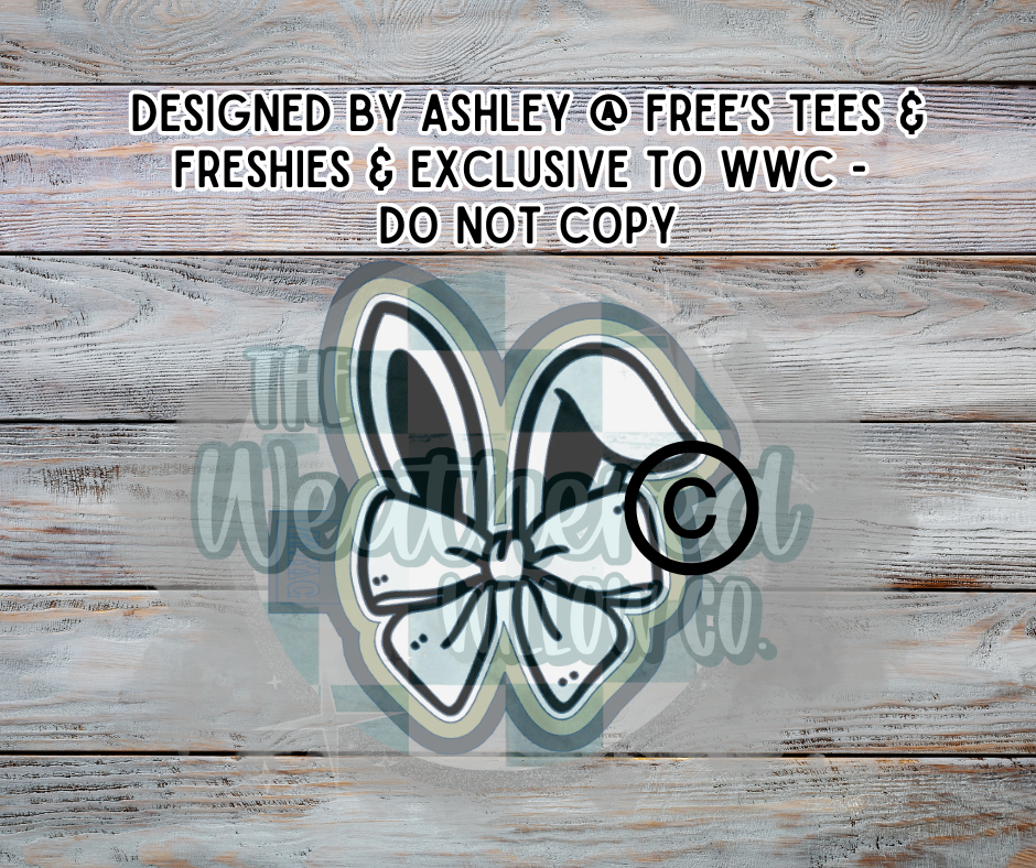 Bunny Bow - Silicone Freshie Mold