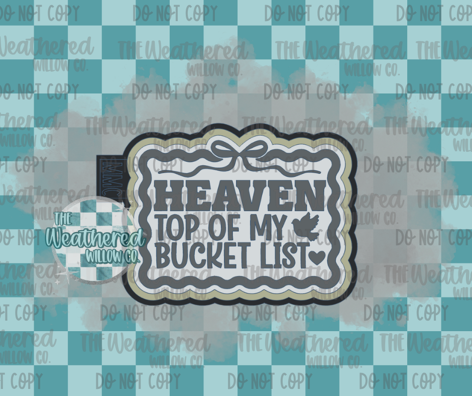 Heaven top of my bucket list- Silicone Freshie Mold