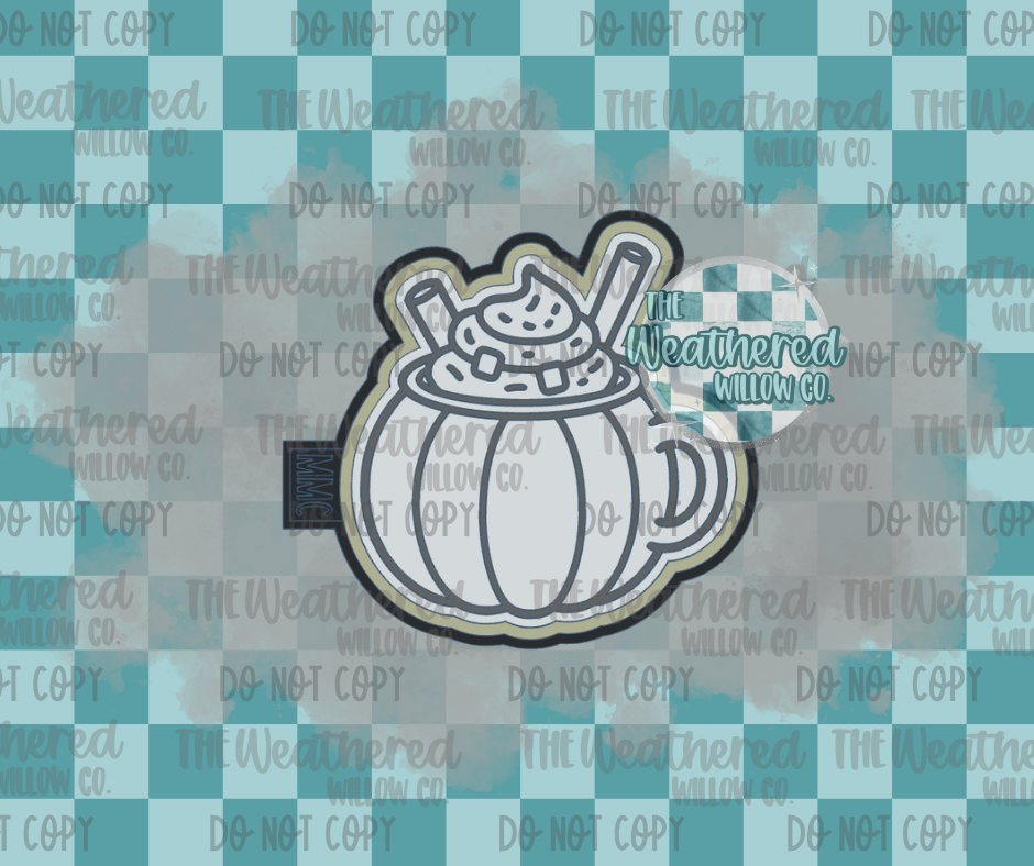 Pumpkin mug - Silicone Freshie Mold