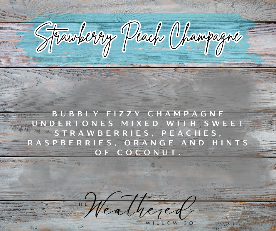 Strawberry Peach Champagne - 16oz Scented Aroma Beads