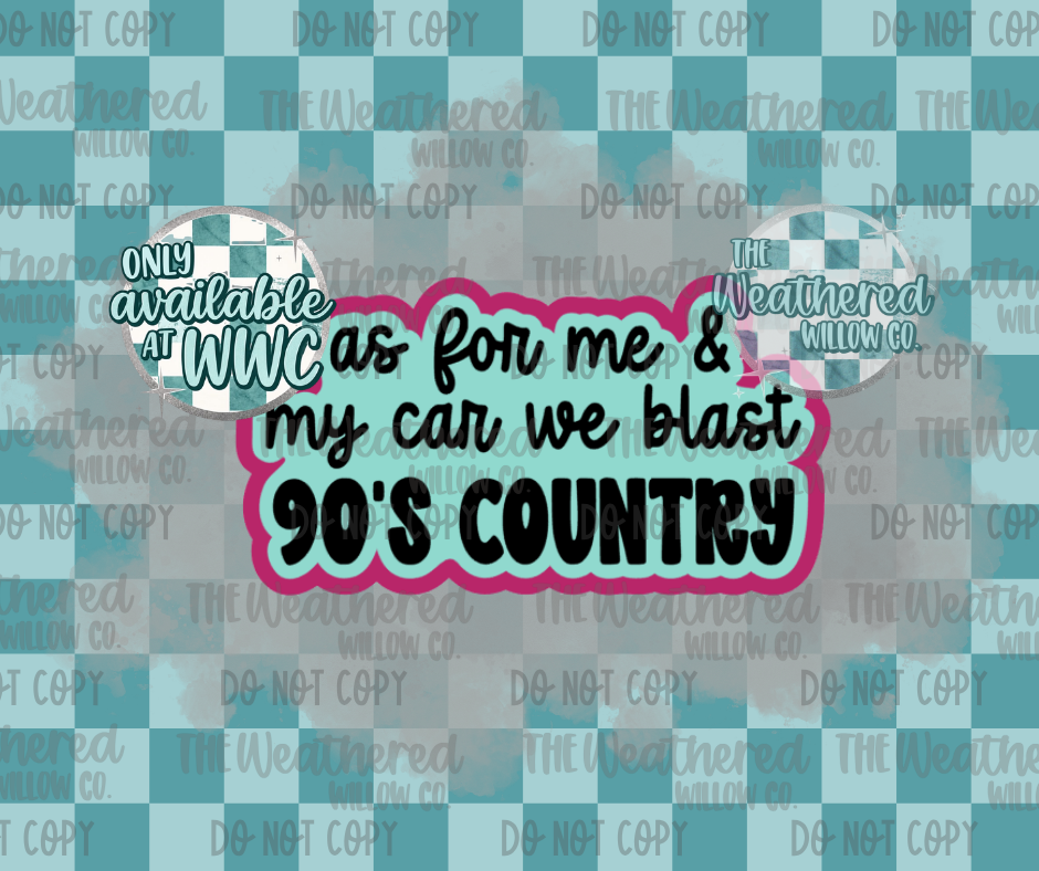 As for me - 90's Country - Silicone Freshie Mold
