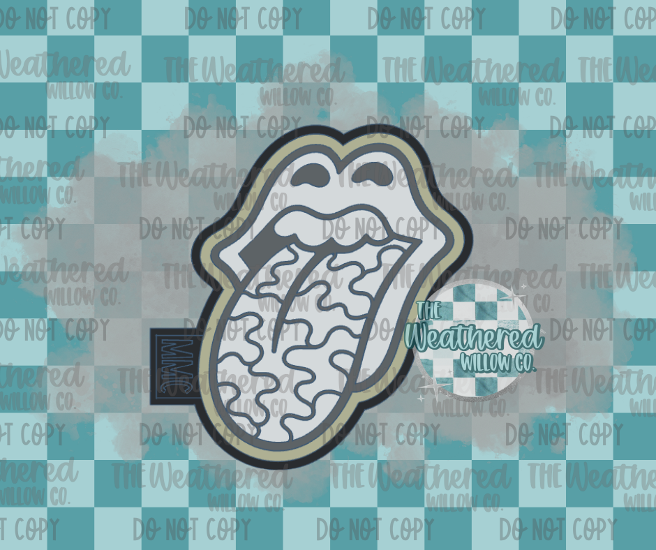 Camo tongue - Silicone Freshie Mold