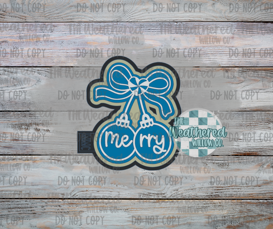 Merry Ornament Cherries - Silicone Freshie Mold