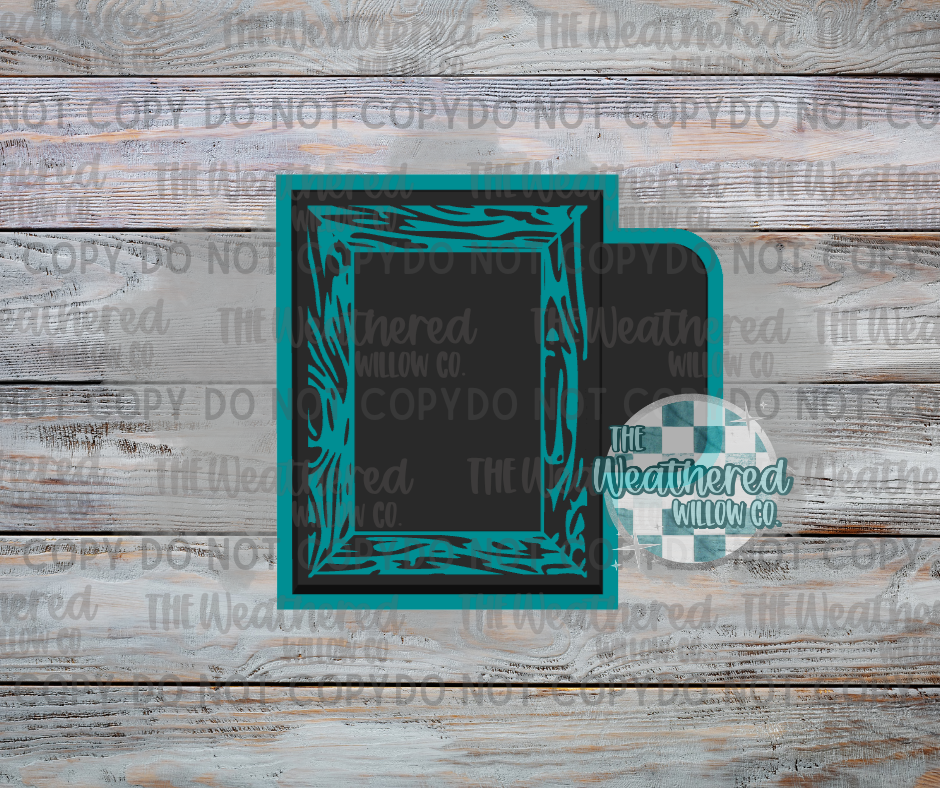 Wood Frame - Silicone Freshie Mold
