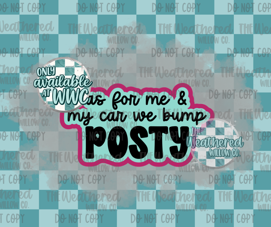 As for me - Posty - Silicone Freshie Mold