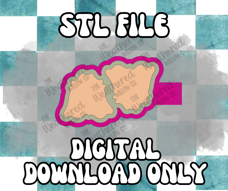 VENT SET; Blank Cowhide - STL FILE