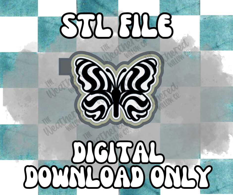 Trippy Butterfly - STL FILE