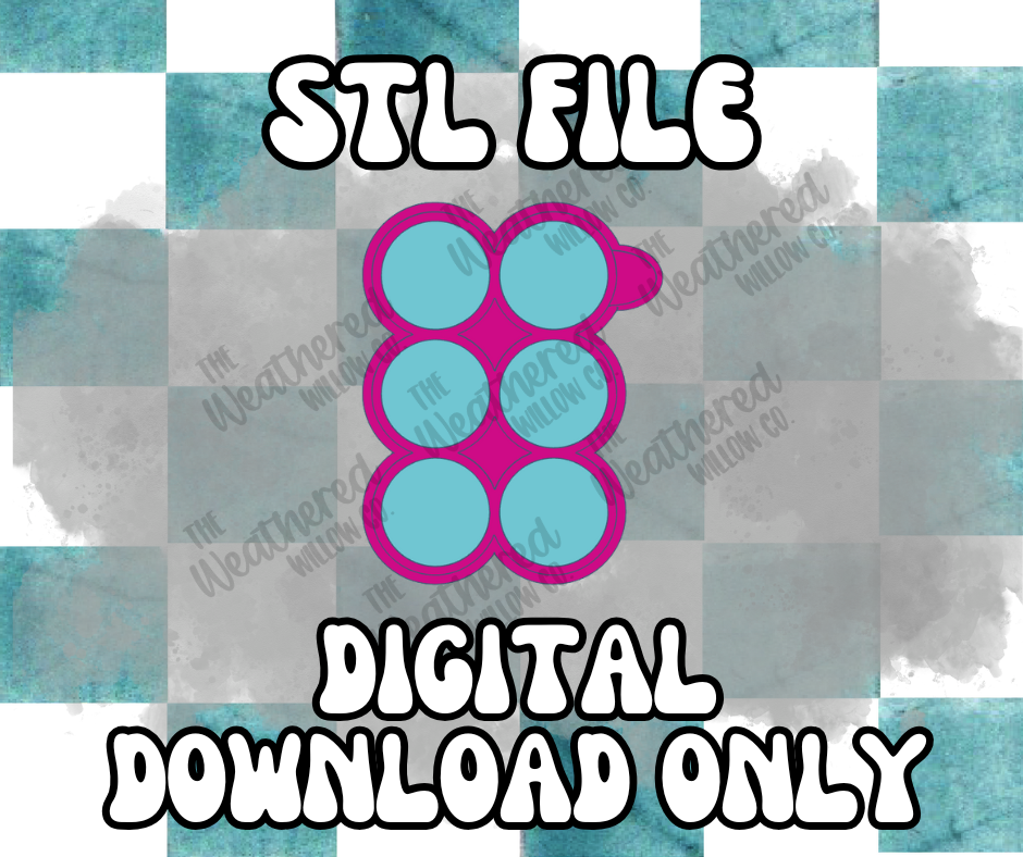 1.5" Circle Wax Tray/Sample Tray - STL FILE