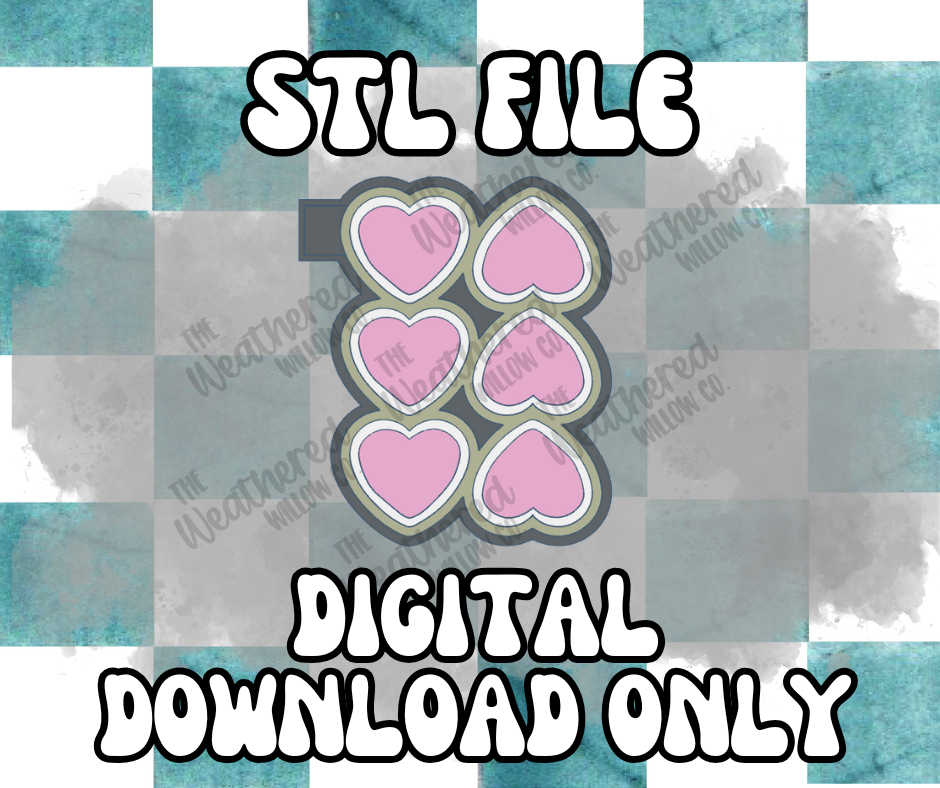 Sugar Cookie Wax Tray/Sample Tray - STL FILE