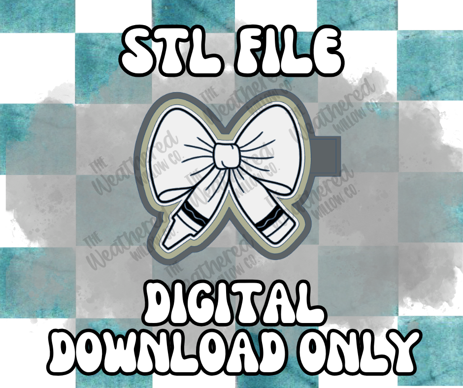 Crayon Bow - STL FILE