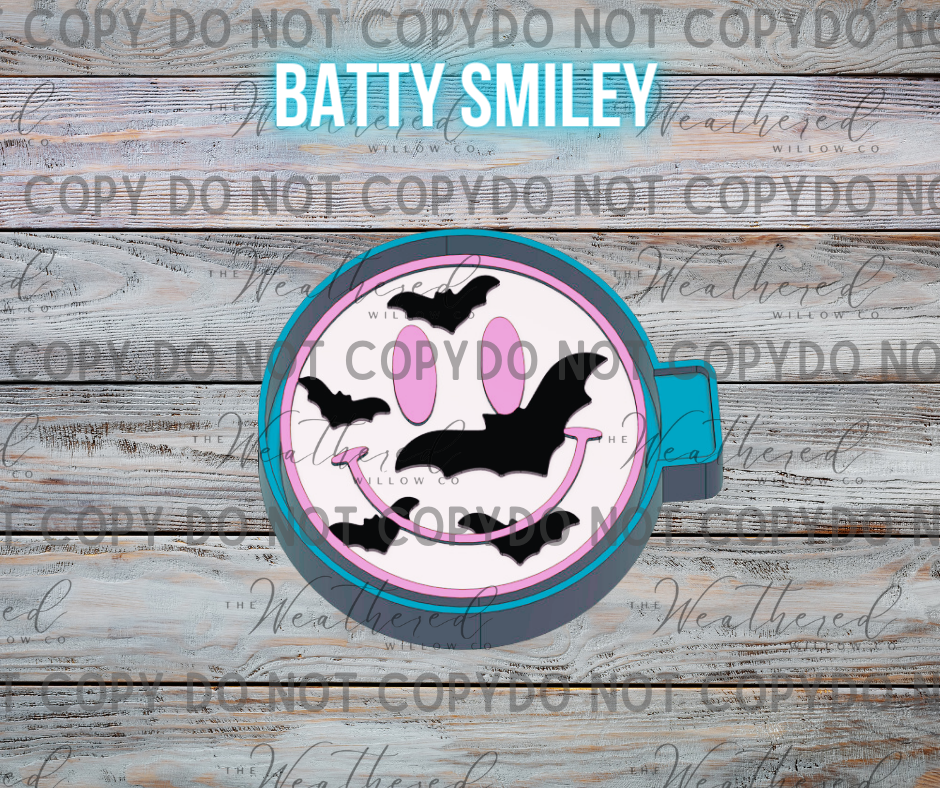 Batty Smiley - Silicone Freshie Mold