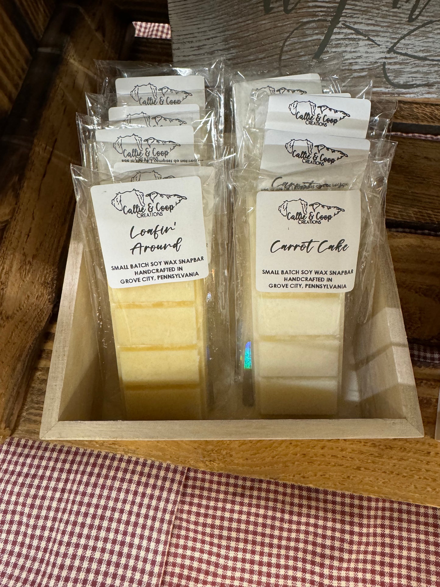 Wax Melt “Snapbar” - 100% All Natural Soy