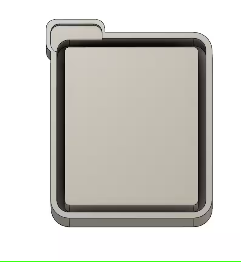 Blank Rectangle - Silicone Freshie Mold