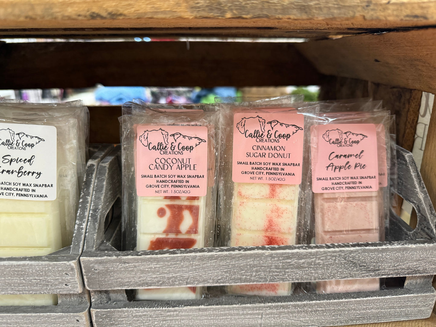 Wax Melt “Snapbar” - 100% All Natural Soy
