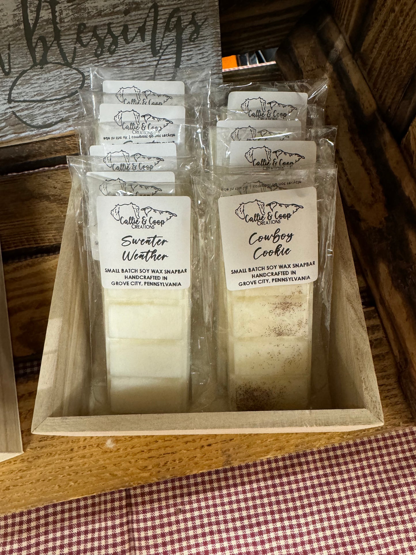 Wax Melt “Snapbar” - 100% All Natural Soy