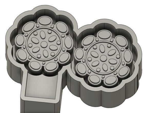 Vent Set; Round Concho - Silicone Freshie Mold