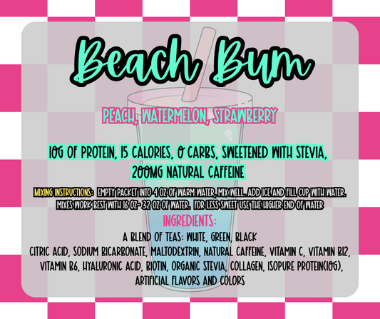 Beach Bum - Loaded Tea Packet