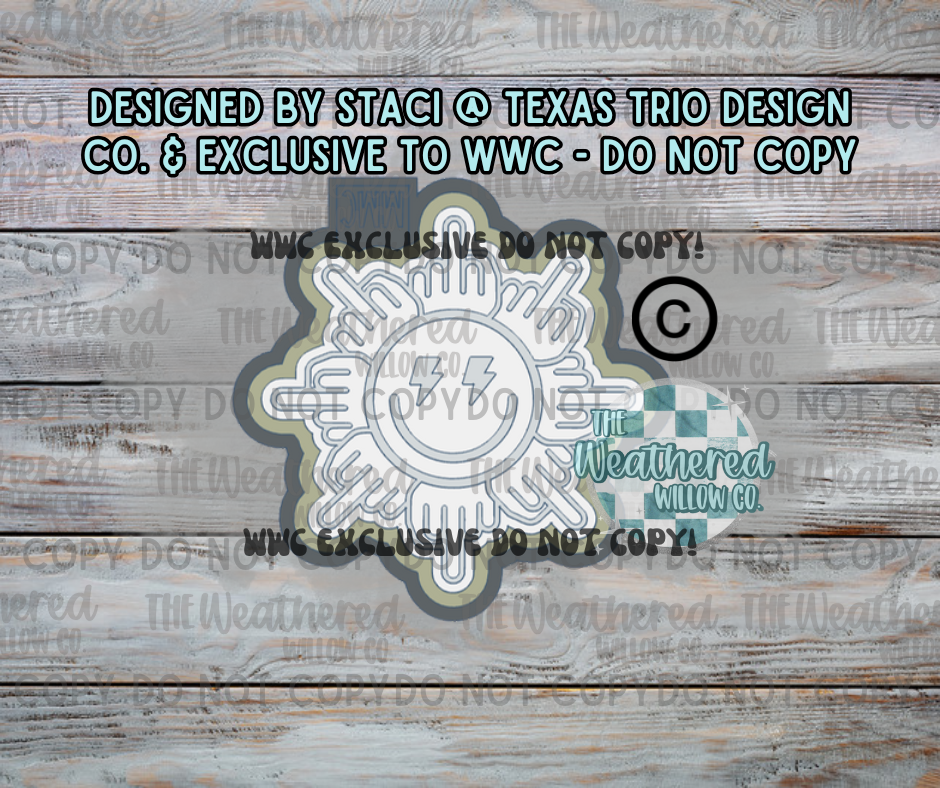 Middle finger flower; WWC EXCLUSIVE - Silicone Freshie Mold
