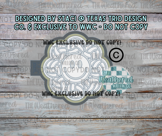 Volleyball flower; WWC EXCLUSIVE - Silicone Freshie Mold