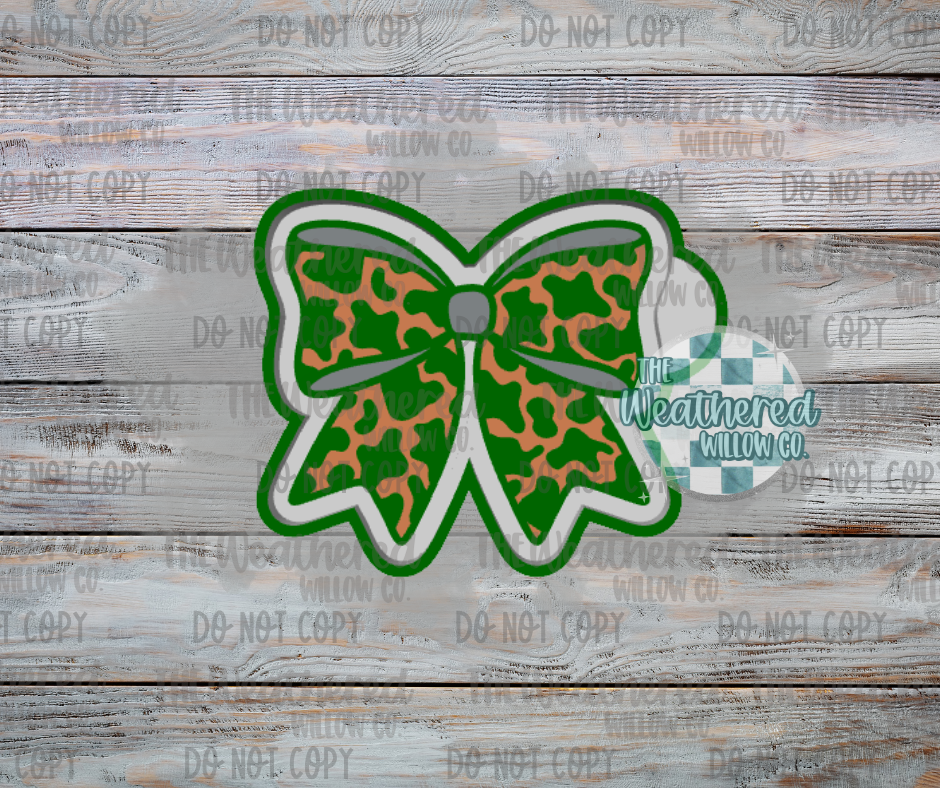 Camo Bow - Silicone Freshie Mold