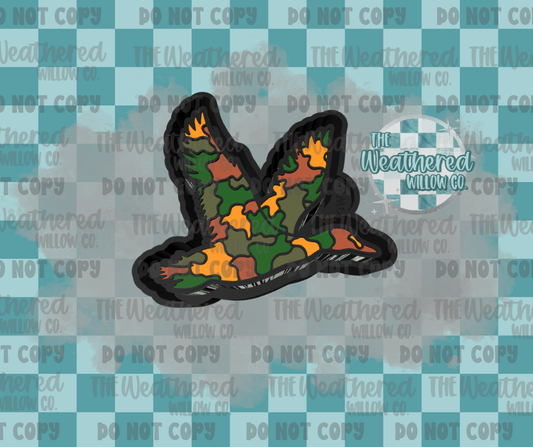 Camo Duck - Silicone Freshie Mold