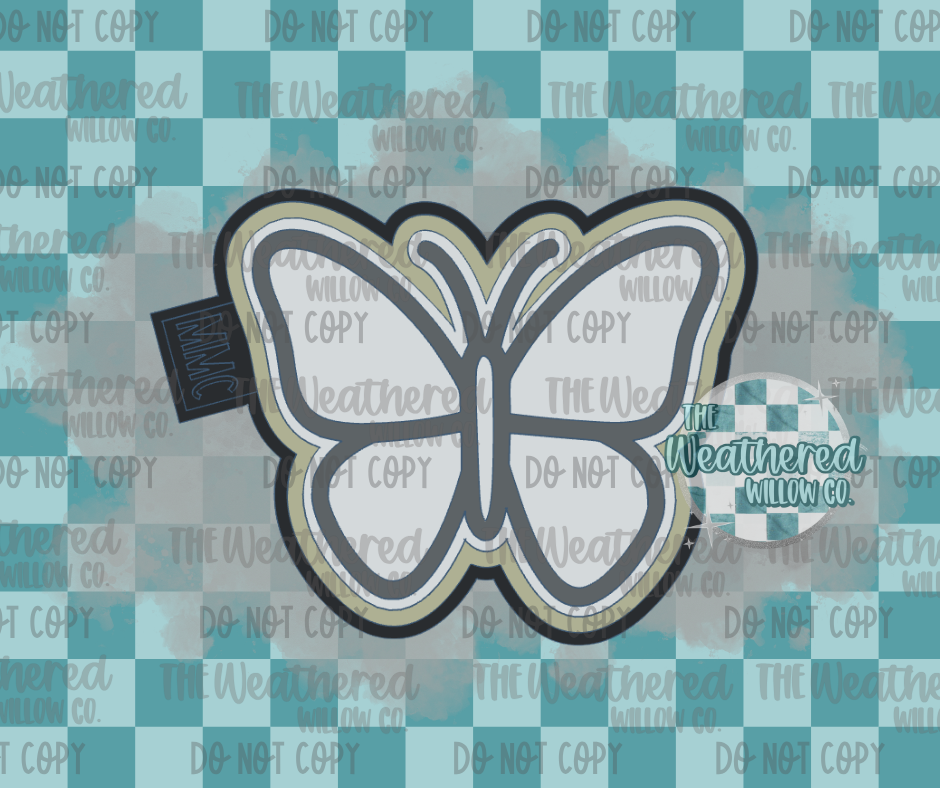 Simple Butterfly - Silicone Freshie Mold