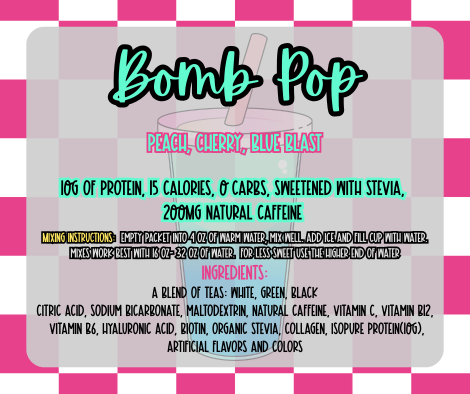 Bomb Pop - Loaded Tea Packet