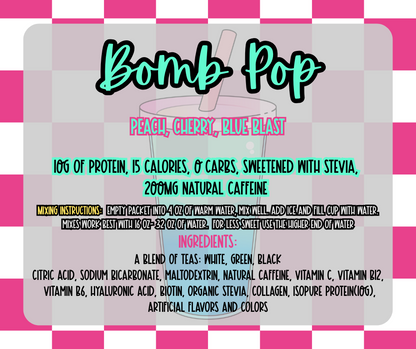 Bomb Pop - Loaded Tea Packet