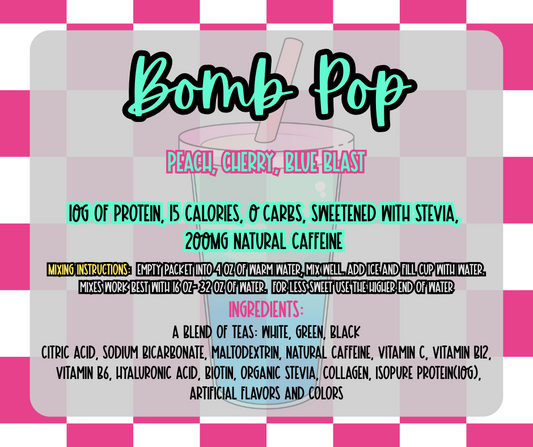 Bomb Pop - Loaded Tea Packet