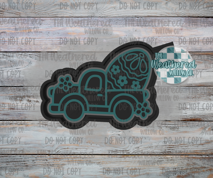 Easter Egg Truck - Silicone Freshie Mold