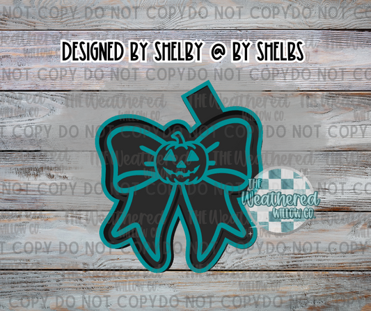 Pumpkin Bow - Silicone Freshie Mold