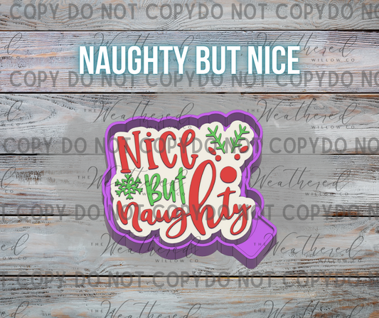 Nice but naughty - Silicone Freshie Mold