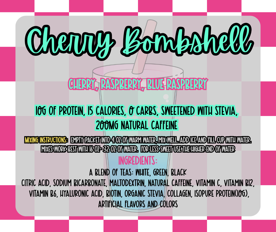Cherry Bombshell - Loaded Tea Packet